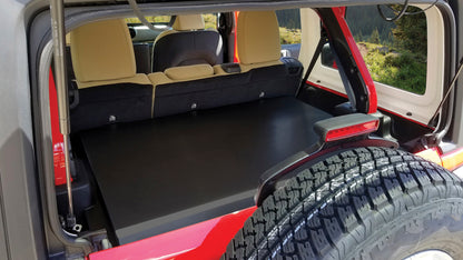 Tuffy Products Tuffy Deluxe Enclosure For Jeep Wrangler W/O Subwoofer 345-01 345-01 Photo - Mounted