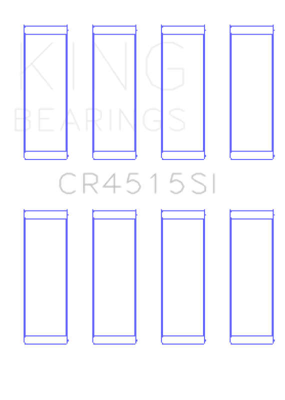 King Engine Bearings King Ford/Mazda 2.0L Duratec (Size STD) Silicon Bi-Metal Aluminum Rod Bearing Set CR4515SI CR4515SI Photo - Primary