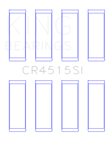 King Engine Bearings King Ford/Mazda 2.0L Duratec (Size STD) Silicon Bi-Metal Aluminum Rod Bearing Set CR4515SI CR4515SI Photo - Primary