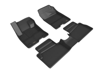 3D MAXpider 2022 Ford Maverick Hybrid  Kagu 1st & 2nd Row Floormat - Black L1FR14401509 L1FR14401509 Photo - Primary