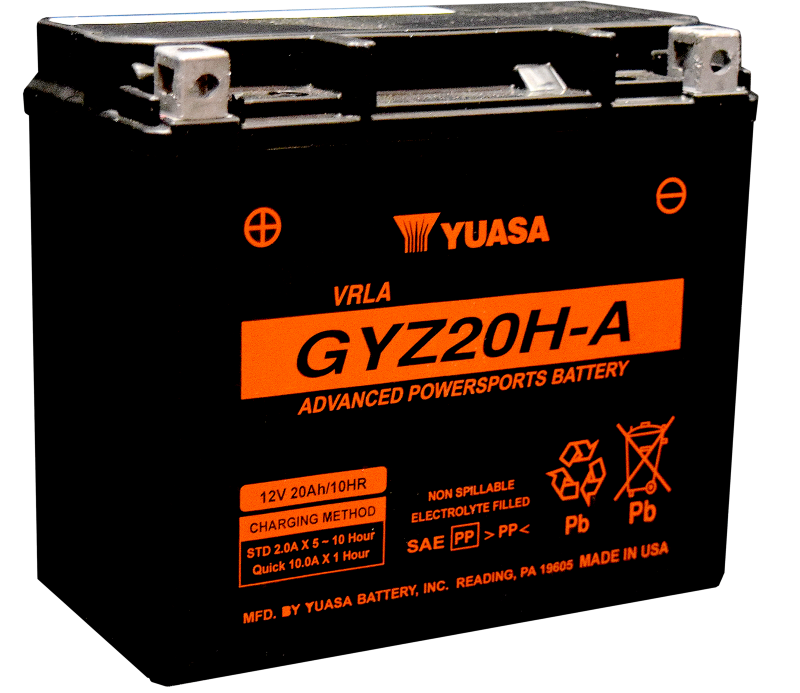 Yuasa Battery Yuasa Gyz20H-A Yuasa Battery YUAM720GHA