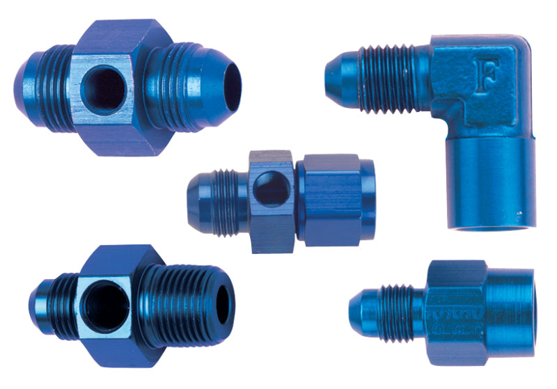 Fragola Inline Gauge Adapter -6AN x 1/4 NPT 495009 495009 Photo - Primary