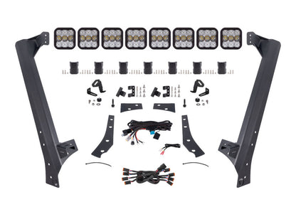Diode Dynamics Jeep JK SS5 Pro CrossLink Windshield - White Combo Lightbar Kit DD7266 DD7266 Photo - Primary