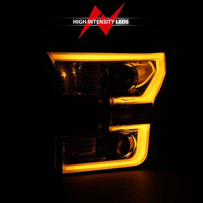 Anzo 2015-2016 Ford F-150 Projector Headlights w/ Plank Style Switchback Ch 111358 Photo - lifestyle view