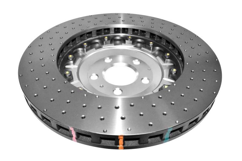 DBA 07-11 Audi S6 Front 5000 Series Drilled Rotor w/Black Hat 52778SLVXD 52778SLVXD Photo - out of package