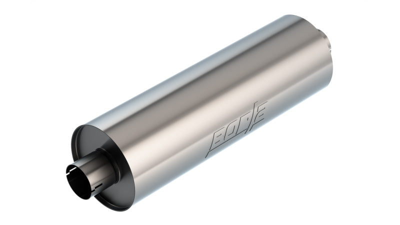 Borla Specialty Muffler 3in Center In/Out 7.75in Dia. 24in Body 29in OAL Touring Notched 401662 401662 Photo - Primary