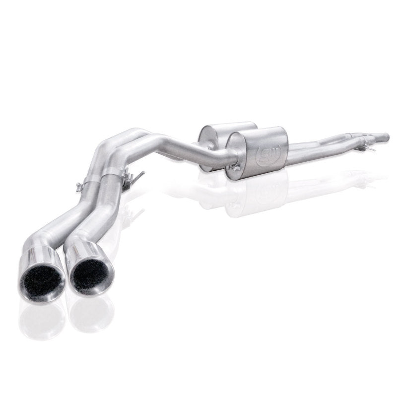 Stainless Works Chevy Silverado/GMC Sierra 2007-16 5.3L/6.2L Exhaust Y-Pipe Passenger Rear Tire Exit CT14CBY CT14CBY Photo - out of package