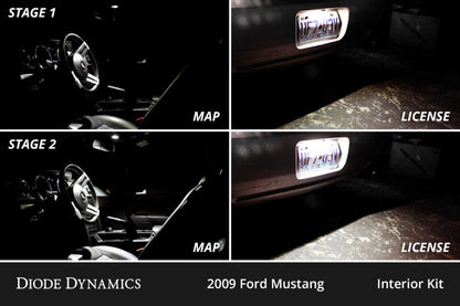 Diode Dynamics 05-09 d Mustang Interior LED Kit Cool White Stage 1 DD0515 DD0515 User 3