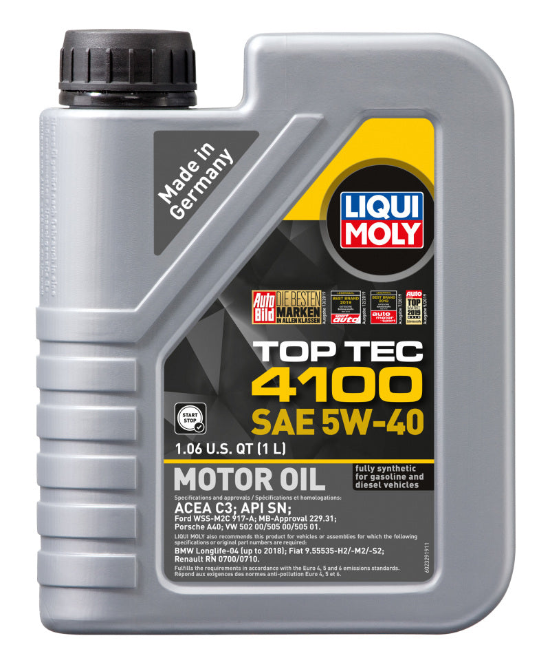 LIQUI MOLY LQM Motor Oil - Top Tec 4100 Oils & Oil Filters Motor Oils main image