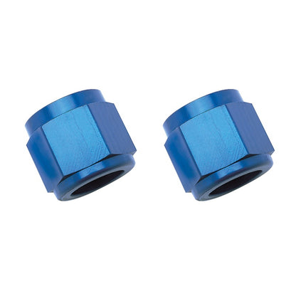 Russell -8 AN Tube Nut Adapters (Blue Finish) 660580 Photo - Primary