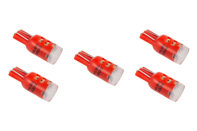 Diode Dynamics 194 LED Bulb HP5 - Red (five) DD0030F DD0030F Photo - Primary