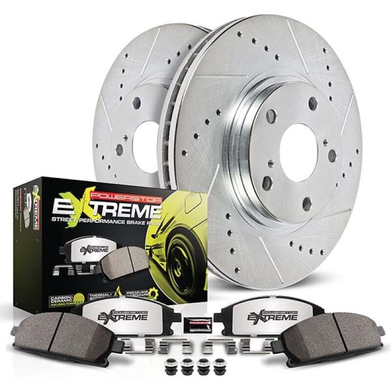 PowerStop Power Stop 21-23 Ford Mustang Mach-E Front Z26 Street Brake Kit K8745-26 K8745-26 User 1