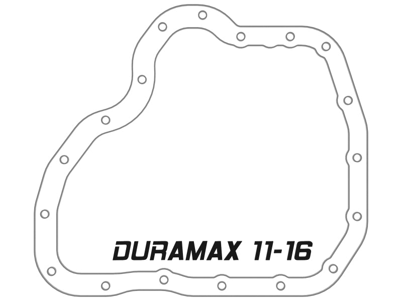 aFe Power 11-16 GM Diesel 2500HD / 3500HD V8-6.6L (TD) Street Series Engine Oil Pan Raw w/ Machined 46-71080A 46-71080A Technical Drawing