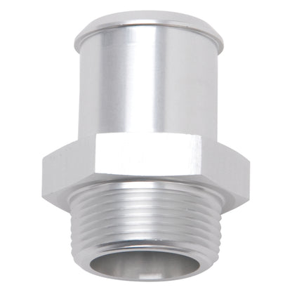 Edelbrock Hose End, Straight, 3/8" NPT to 5/8" Barb, Clear Anodize 8188 Photo - Primary