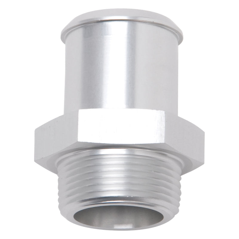 Edelbrock Hose End, Straight, 3/8" NPT to 5/8" Barb, Clear Anodize 8188 Photo - Primary