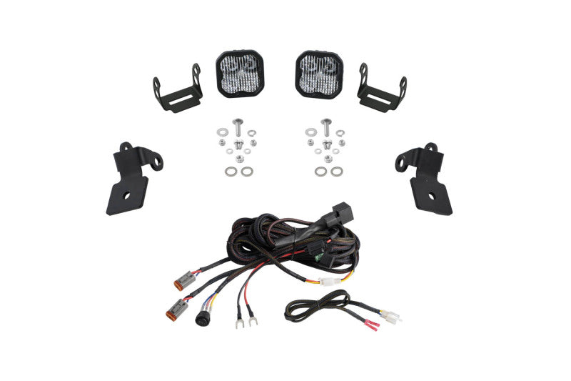 Diode Dynamics 20-Present Polaris RZR A-Pillar LED Pod Kit SS3 Sport - White Combo DD7635 DD7635 Photo - Primary