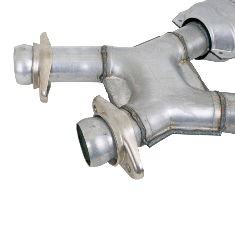 BBK 79-93 Mustang 5.0 Short Mid X Pipe w Catalytic Converters 2-1/2 For Automatic Long Tube Headers 1810 1810 User 3