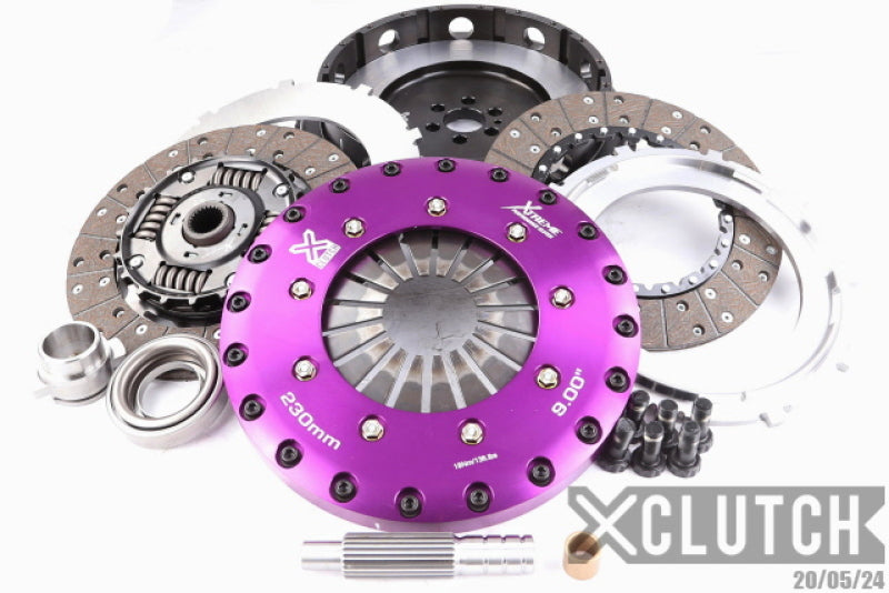 XCLUTCH 89-94 Nissan Skyline GT-R 2.6L 10.5in Twin Sprung Organic Clutch Kit XKNI23530-2A XKNI23530-2A Photo - Primary