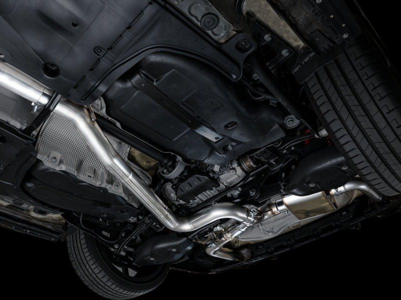 AWE Tuning Audi 22-23 8Y RS3 Cat-Back SwitchPath Exhaust (No Tips) 3025-31389 3025-31389 Photo - Mounted