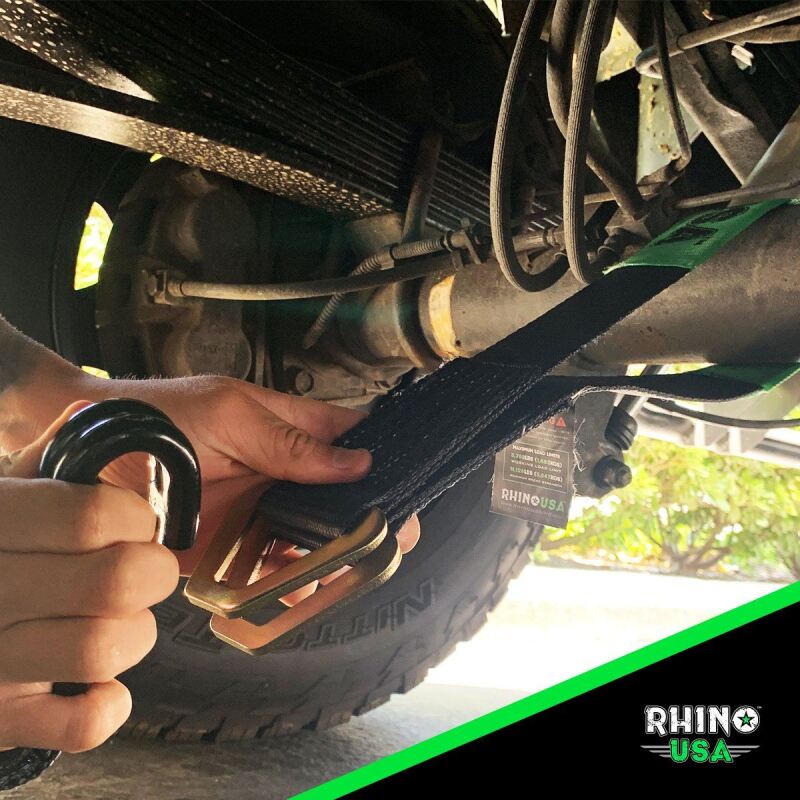 Rhino USA Axle Tie Down Straps (4-Pack) 2In X 38In - Green RNO-AXLESTRAPS-GRN RNO-AXLESTRAPS-GRN User 3