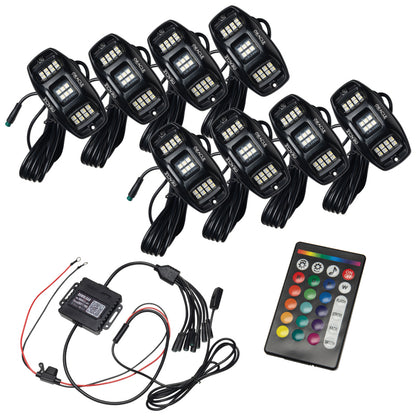 ORACLE Lighting Oracle Underbody RGB+W Wheel Well Rock Light Kit - 8 PCS - ColorSHIFT 5895-339-8 5895-339-8 Photo - out of package