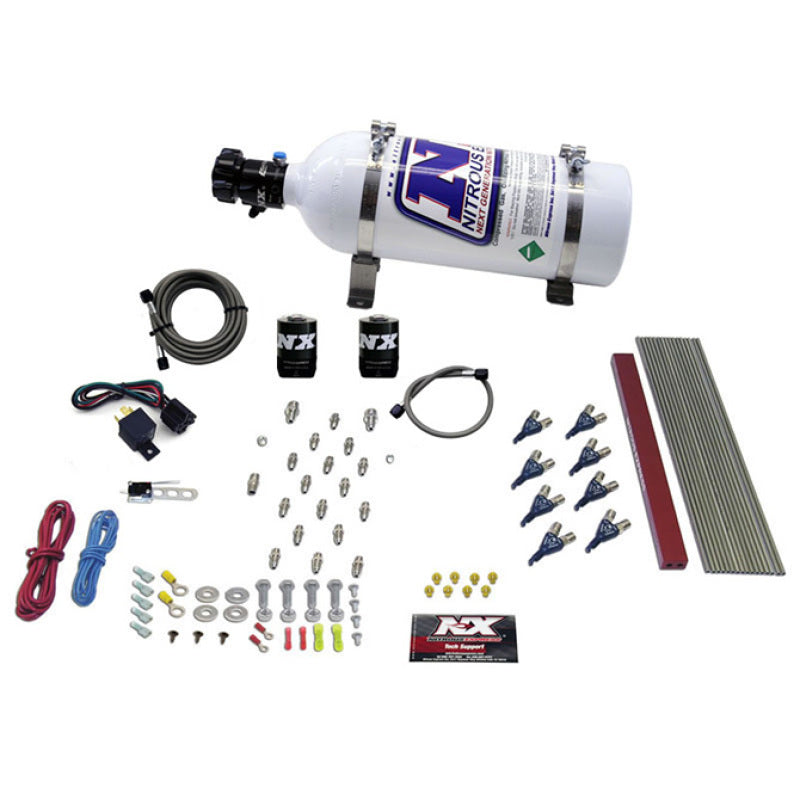 Nitrous Express GM LT1/LS1 Pro Piranha Nozzle Gas Nitrous Kit w/5lb Bottle 80010-05 80010-05 Photo - Primary