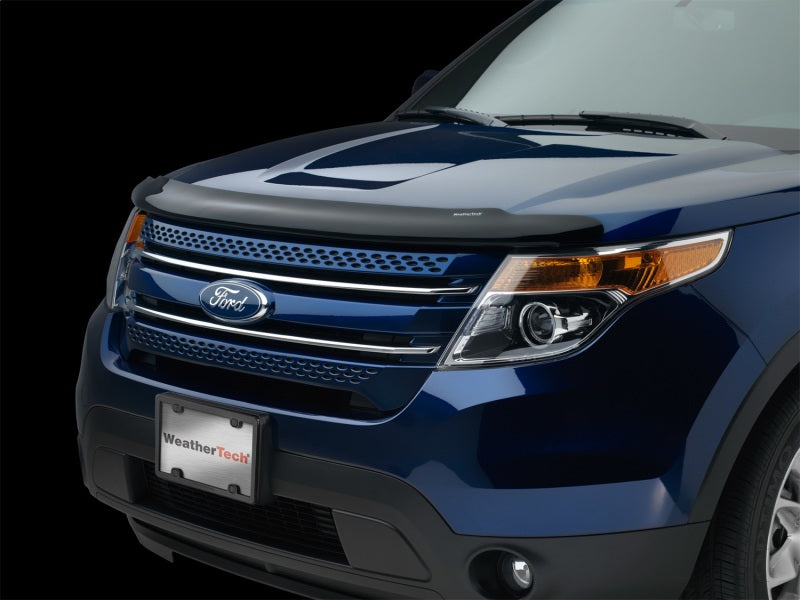 WeatherTech 2016+ Ford Explorer Stone & Bug Deflector - Dark Smoke 50280 50280 Photo - Primary