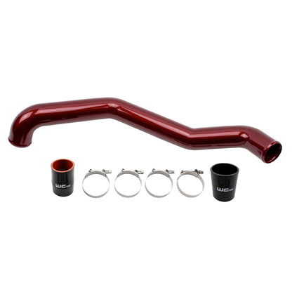 Wehrli 17-19 Chevrolet 6.6L L5P Duramax Driver Side 3in Intercooler Pipe - Fine Texture Black WCF100708-FTB WCF100708-FTB User 1