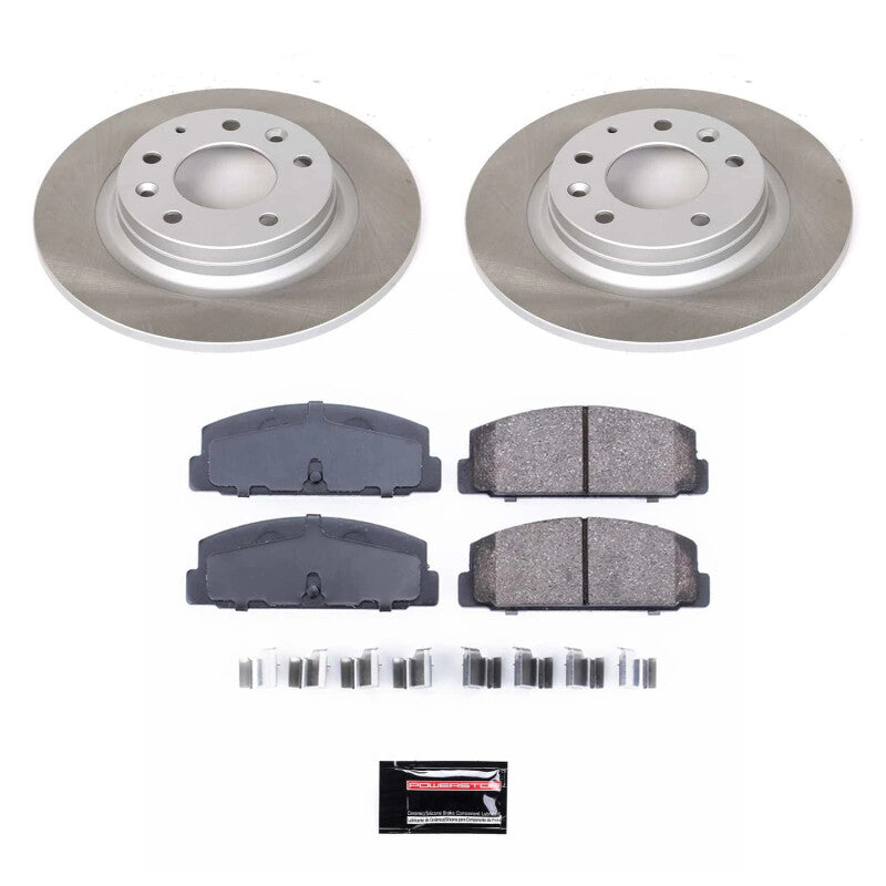 PowerStop Power Stop 2003 Mazda Protege Rear Semi-Coated Rotor Kit SC2452 SC2452 Photo - Primary
