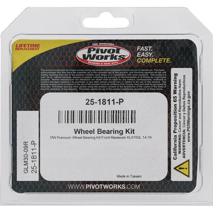 Pivot Works Kawasaki Wheel Bearing Kit Premium Bearings 25-1811-P 25-1811-P Photo - Primary