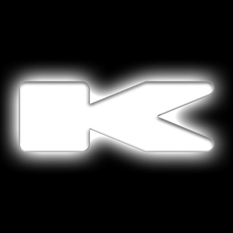 ORACLE Lighting Universal Illuminated LED Letter Badges - Matte White Surface Finish - K 3140-K-001 3140-K-001 Photo - Primary