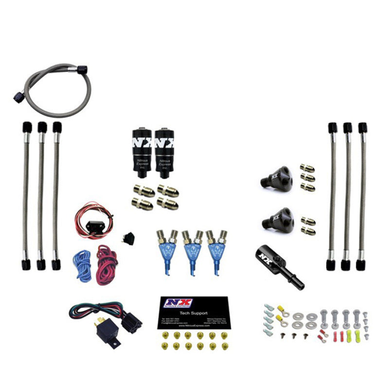Nitrous Express Three Cyl EFI Piranha Nitrous Kit w/o Bottle 60033EFI-00P 60033EFI-00P Photo - Primary
