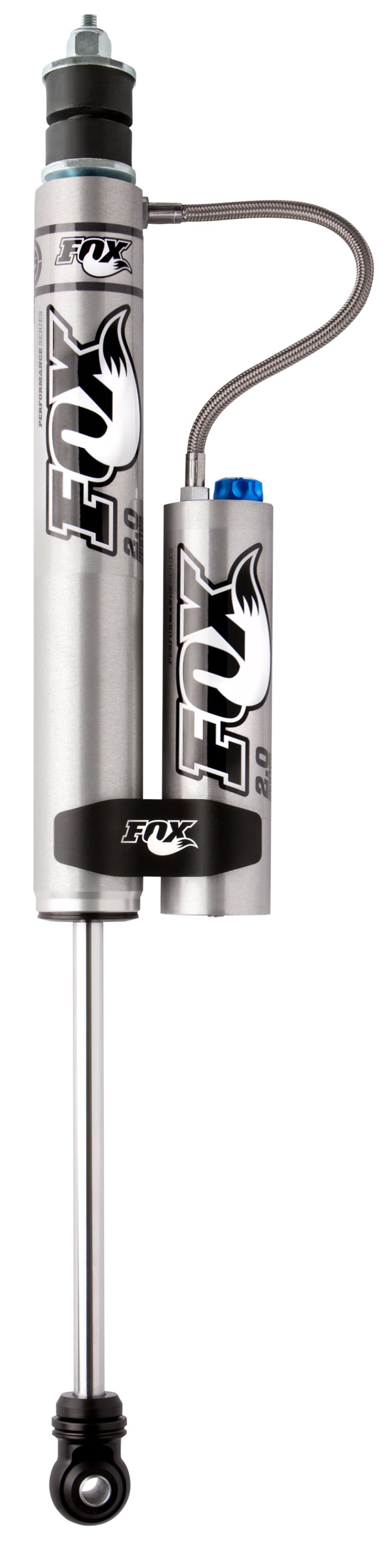 FOX 2.0 Factory Series 12in. Smooth Body Reservoir Shock w/Stem Mount & CD Adj. (Alum) - Black 985-26-058 985-26-058 Photo - Primary