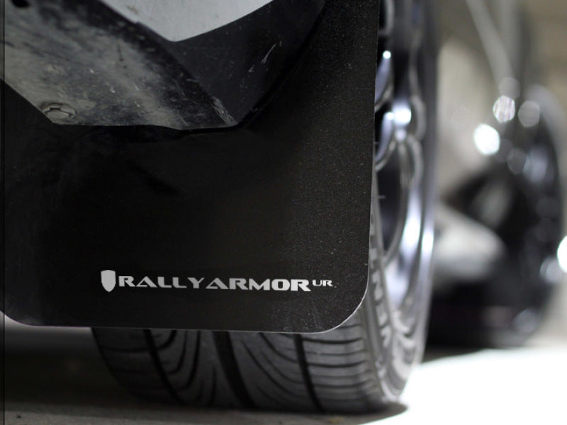Rally Armor 02-07 UR Rally Mud flap White logo MF1-UR-BLK/WH User 1