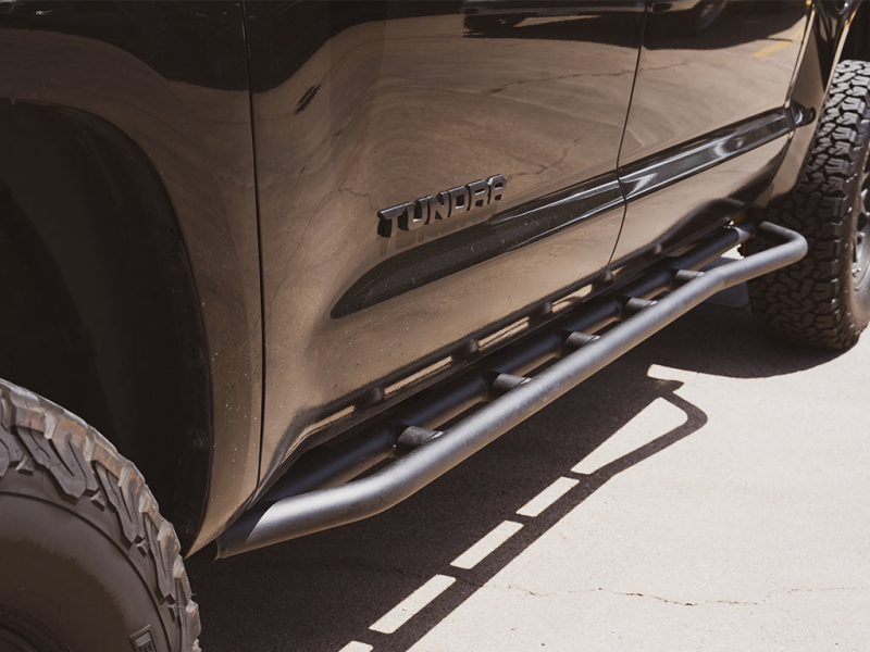 Cali Raised LED Cali Raised 14-21 Toyota Tundra Trail Edition Rock Sliders - Kick Out / Raw CR2799 CR2799 Photo - Primary