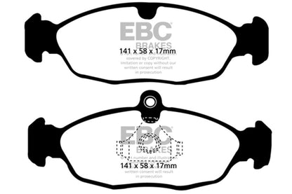 EBC Disc Brake Pad Set DP41198R Photo - Primary