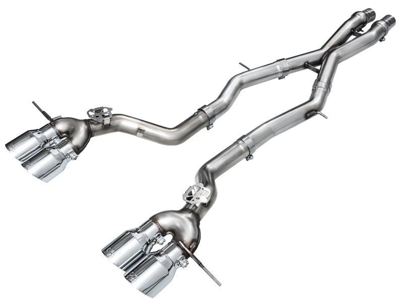 AWE Tuning 23-24 BMW G87 M2 Track Edition Exhaust - Chrome Silver Tips 3020-42487 3020-42487 Photo - Primary