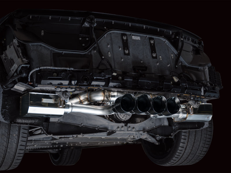 AWE Tuning AWE 2023 C8 Corvette Z06 SwitchPath Cat-Back Exhaust - Diamond Black Tips 3025-43906 3025-43906 Photo - Mounted