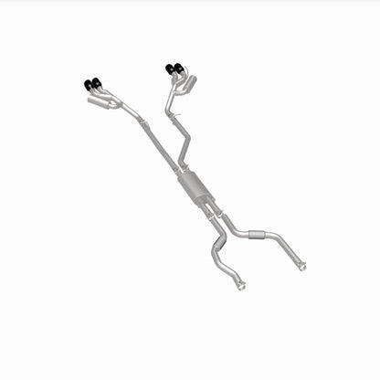 MagnaFlow 20-21 Ford Explorer 3.0L V6 Dual Exit Quad Black Chrome Tip Street Series Cat-Back Exhaust 19515 19515 360 Degree Image Set