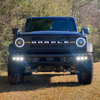ORACLE Lighting 21-22 Ford Bronco Triple LED Fog Light Kit for Steel Bumper - White 5890-001 5890-001 Photo - lifestyle view