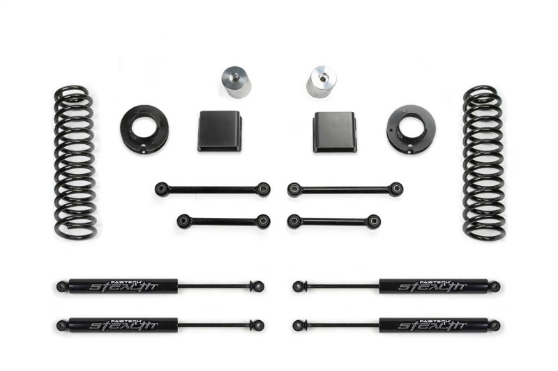 Fabtech 2020 Jeep Gladiator JT 6 Cyl 4WD 3in Sport System w/Stealth Shocks K4160M K4160M Photo - Primary