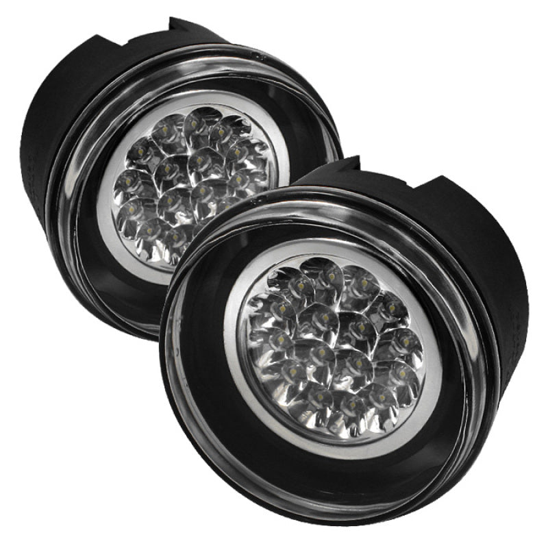 Spyder Jeep Grand Cherokee 05-09/Commander 06-08 LED Fog Lights w/Switch Clear FL-LED-JGC05-C 5015686 5015686 Photo - Primary