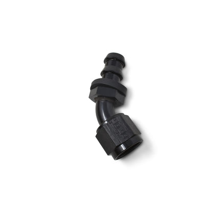 Russell -6 AN 45° Twist-Lok Hose End - Black 624083 Photo - out of package