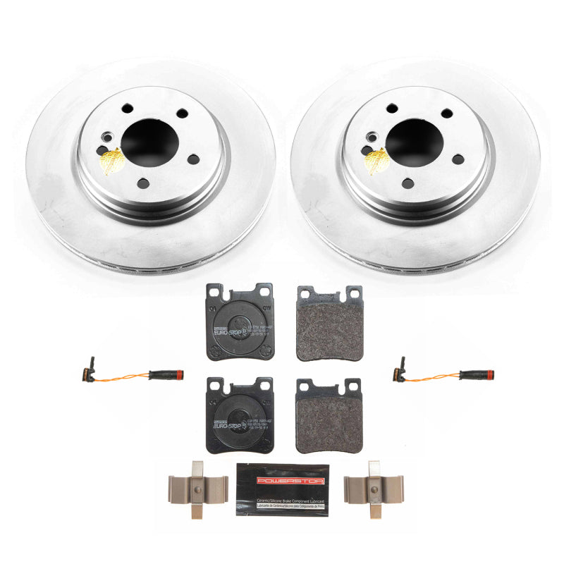 PowerStop Power Stop 02-04 Mercedes-Benz C32 AMG Rear Euro-Stop Brake Kit ESK6226 ESK6226 Photo - Primary