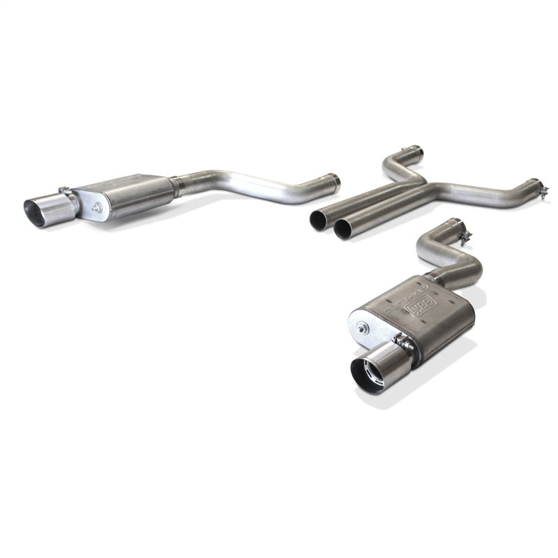 BBK 2015-16 Mustang GT Varitune Complete Cat Back Exhaust System (Includes Resonator Delete X-Pipe) 30065 30065 Photo - Primary