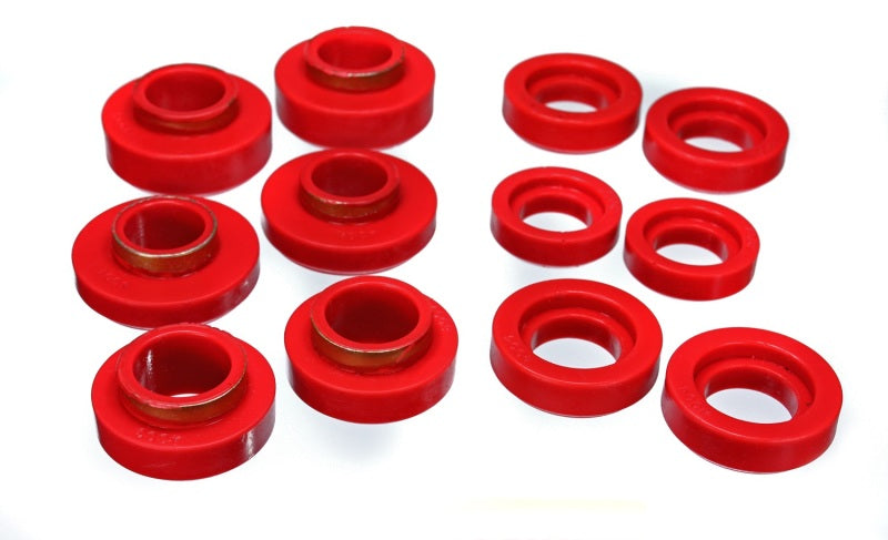 Energy Suspension Body Mount Set Red 3.4101R Photo - Primary