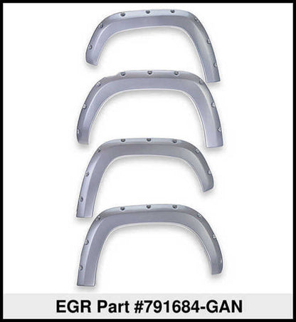 EGR 15+ GMC Sierra HD Bolt-On Look Color Match Fender Flares - Set - FF Switchblade Silver 791684-GAN 791684-GAN Thumbnail