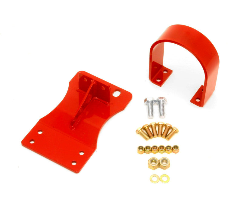 BMR 10-15 5th Gen Camaro V8 Auto Front Driveshaft Safety Loop - Red DSL015R DSL015R Photo - Primary