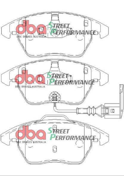 DBA 06-13 Volkswagen GTI (MkV/MkVI) SP Performance Front Brake Pads DB1849SP DB1849SP Photo - out of package