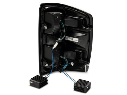 Raxiom 14-18 Chevrolet Silverado 1500 LED Taillights w/ SEQL Turn Signals- Blk Housing (Clear Lens) S114457 S114457 Photo - Close Up